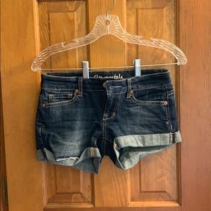 Aeropostale midi jean shorts